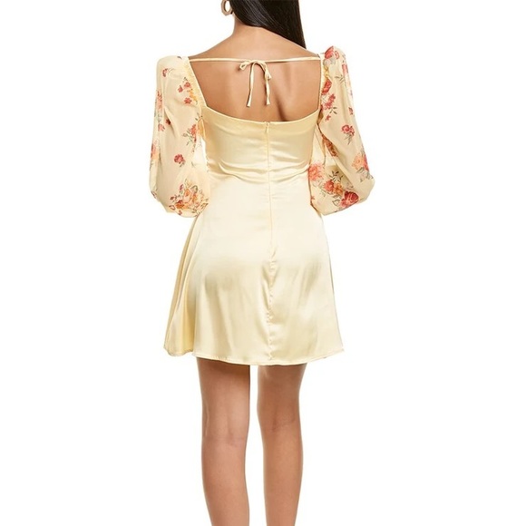 Puff Sleeve Mini Dress 